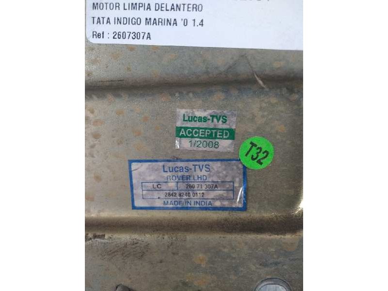 Recambio de motor limpia delantero para tata indigo marina 1.4 referencia OEM IAM 2607307A  