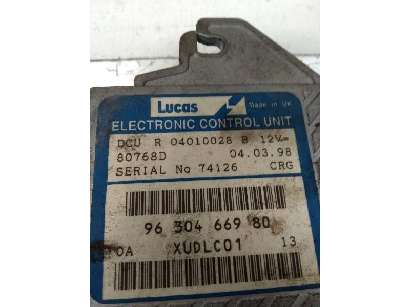 Recambio de centralita motor uce para peugeot 406 berlina (s1/s2) 2.1 turbodiesel cat referencia OEM IAM R04010028B 9630466980 8 Recambio de centralita motor uce para peugeot 406 berlina (s1/s2) 2.1 turbodiesel cat referencia OEM IAM R04010028B 9630466980 8