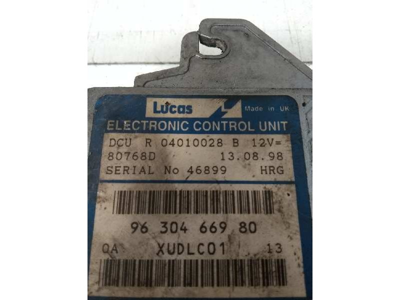Recambio de centralita motor uce para peugeot 406 berlina (s1/s2) 2.1 turbodiesel cat referencia OEM IAM R04010028B 9630466980 8 Recambio de centralita motor uce para peugeot 406 berlina (s1/s2) 2.1 turbodiesel cat referencia OEM IAM R04010028B 9630466980 8