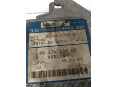Recambio de centralita motor uce para peugeot 406 berlina (s1/s2) 2.1 turbodiesel cat referencia OEM IAM R04010019A 9627453880 8 2