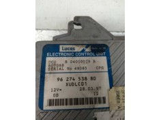 Recambio de centralita motor uce para peugeot 406 berlina (s1/s2) 2.1 turbodiesel cat referencia OEM IAM R04010019B 9627453880 8 2