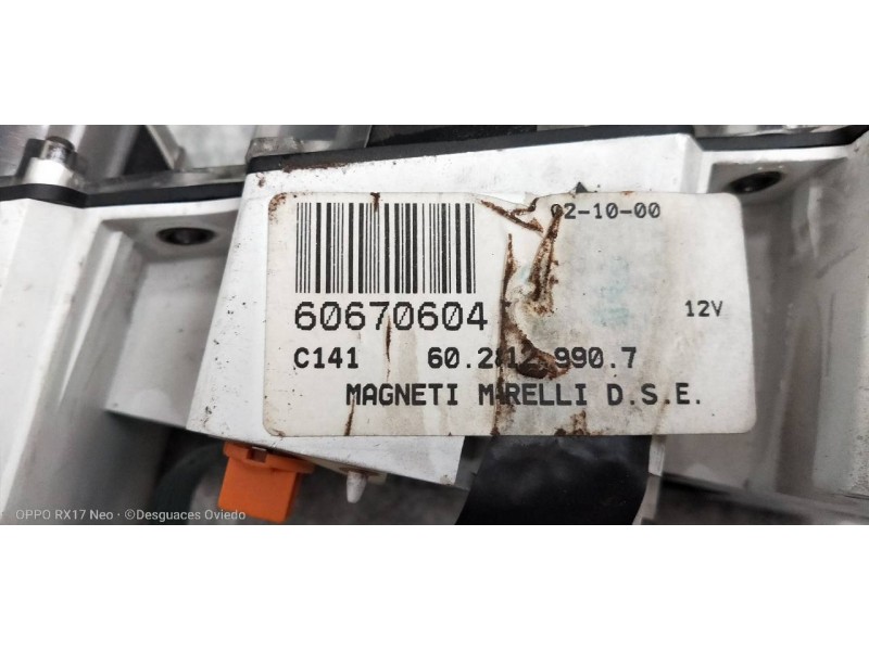 Recambio de cuadro relojes para alfa romeo 156 (116) 1.6 t.spark progression referencia OEM IAM 60670604  