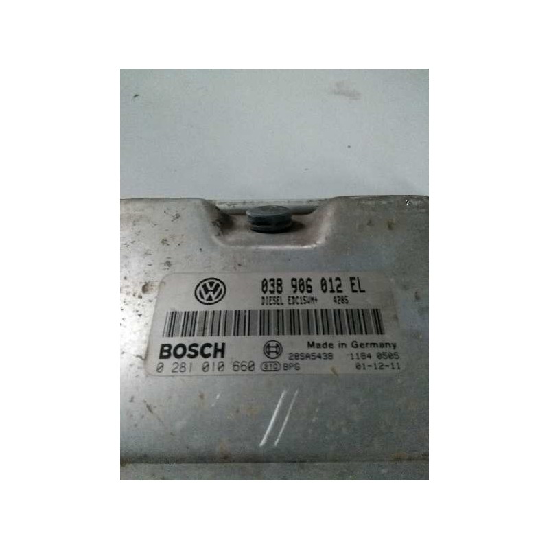 Recambio de centralita motor uce para volkswagen polo (9n1) 1.9 sdi referencia OEM IAM 0281010660 038906012EL EDC15VM