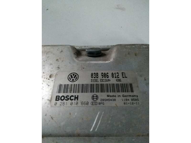 Recambio de centralita motor uce para volkswagen polo (9n1) 1.9 sdi referencia OEM IAM 0281010660 038906012EL EDC15VM