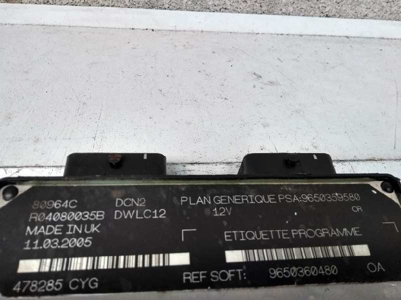 Recambio de centralita motor uce para peugeot partner (s1) 1.9 diesel referencia OEM IAM R04080035B 9650359580 9650360480 80964C Recambio de centralita motor uce para peugeot partner (s1) 1.9 diesel referencia OEM IAM R04080035B 9650359580 9650360480 80964C