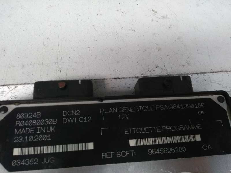 Recambio de centralita motor uce para peugeot 206 berlina referencia OEM IAM R04080030B 9641390180 9645626280 80924B