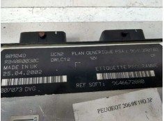 Recambio de centralita motor uce para peugeot 206 berlina referencia OEM IAM R04080030C 9641390180 9646672880 80924D 2