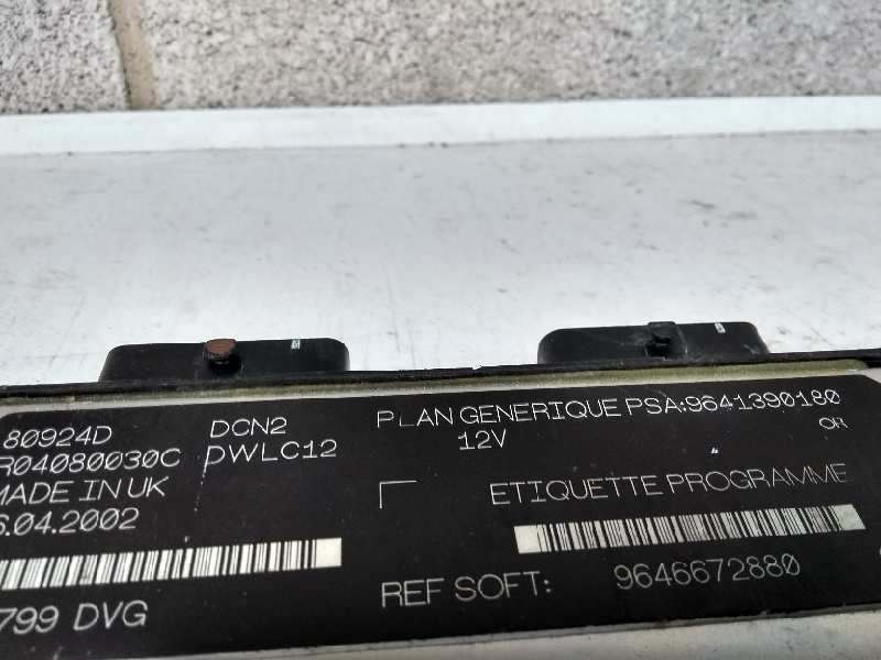 Recambio de centralita motor uce para peugeot 206 berlina referencia OEM IAM R04080030C 9641390180 9646672880 80924D