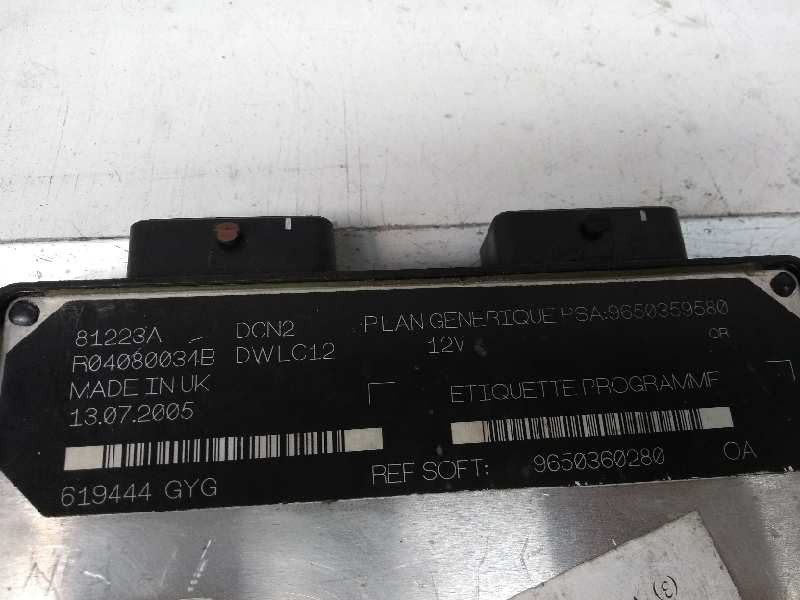 Recambio de centralita motor uce para peugeot partner (s2) referencia OEM IAM R04080034B 9650359580 9650360280 81223A