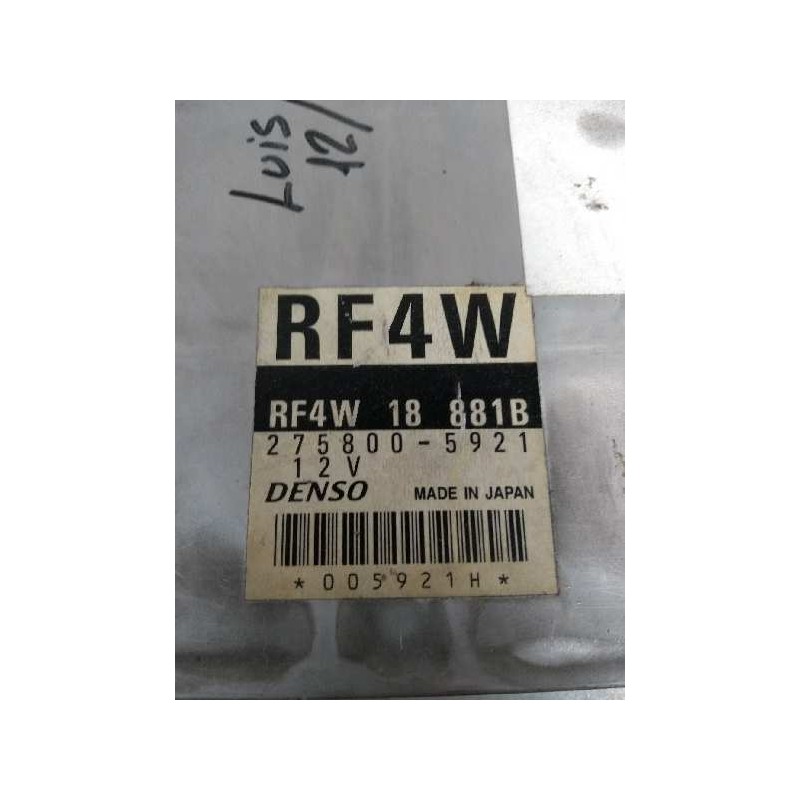 Recambio de centralita motor uce para mazda premacy (cp) 2.0 turbodiesel cat referencia OEM IAM RF4W18881B 2758005921 