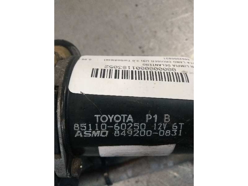 Recambio de motor limpia delantero para toyota land cruiser (j9) 3.0 turbodiesel referencia OEM IAM 8492000831 8511060250 