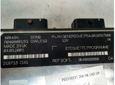 Recambio de centralita motor uce para peugeot 206 berlina referencia OEM IAM R04080015G 9639587680 9640899880 80845H 2