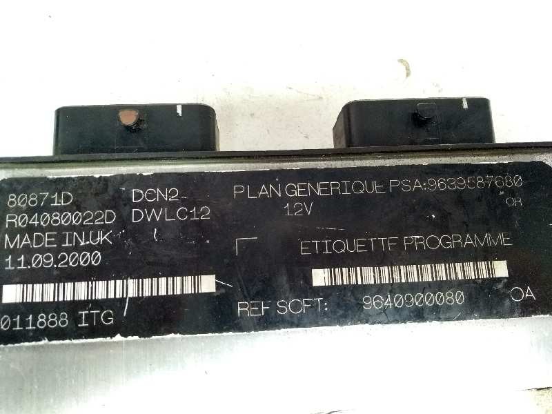 Recambio de centralita motor uce para peugeot 306 berlina 3/4/5 puertas (s2) referencia OEM IAM R04080022D 9639587680 9640900080