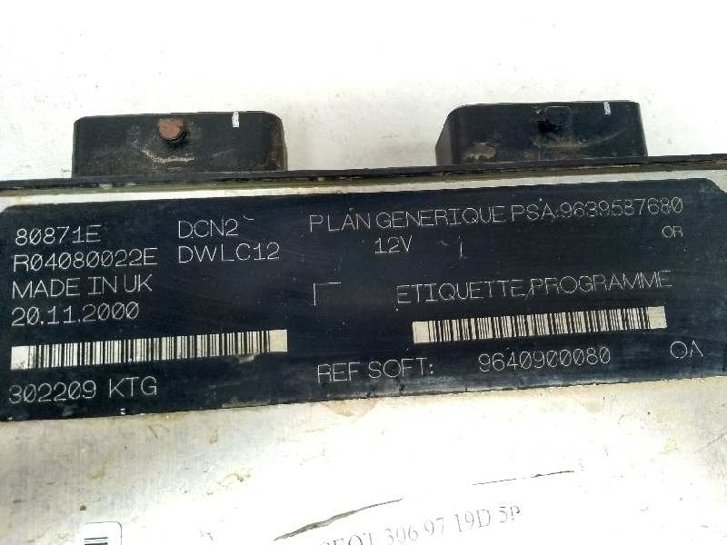 Recambio de centralita motor uce para peugeot 306 berlina 3/5 puertas (s1) referencia OEM IAM R04080022E 9639587680 9640900080 8 Recambio de centralita motor uce para peugeot 306 berlina 3/5 puertas (s1) referencia OEM IAM R04080022E 9639587680 9640900080 8