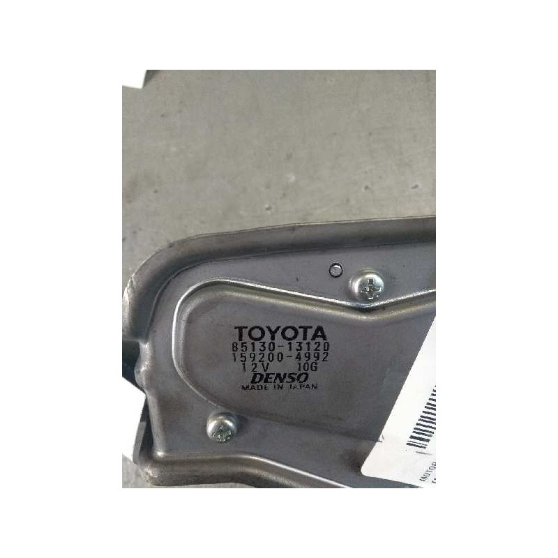 Recambio de motor limpia trasero para toyota corolla familiar (e12) 1.4 turbodiesel cat referencia OEM IAM 1592004992 8513013120