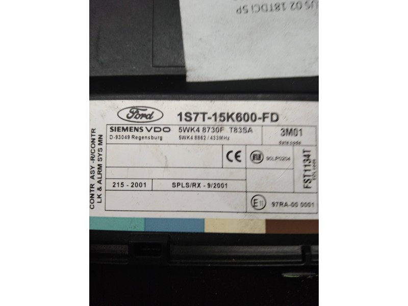 Recambio de modulo electronico para ford focus berlina (cak) 1.8 tdci (5p) referencia OEM IAM 1S7T15K600FD 5WK48730F 