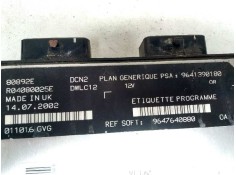 Recambio de centralita motor uce para peugeot partner (s2) referencia OEM IAM R04080025E 9641390180 4647640880 80892E 2