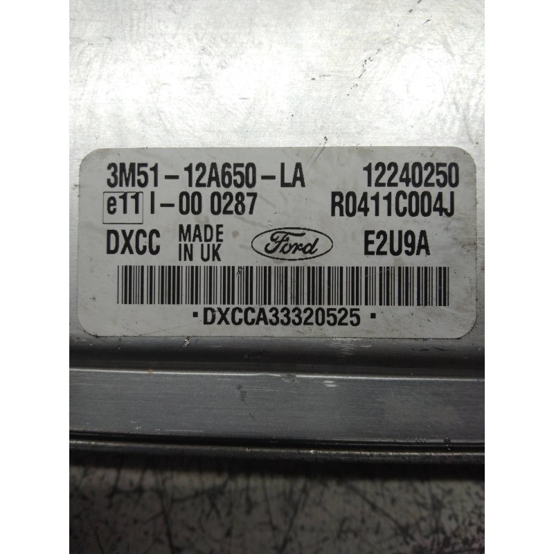 Recambio de centralita motor uce para ford focus berlina (cak) 1.8 tdci (5p) referencia OEM IAM R0411C004J 3M5112A650LA 12240250
