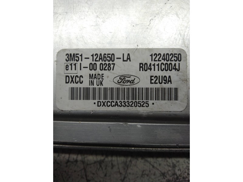 Recambio de centralita motor uce para ford focus berlina (cak) 1.8 tdci (5p) referencia OEM IAM R0411C004J 3M5112A650LA 12240250