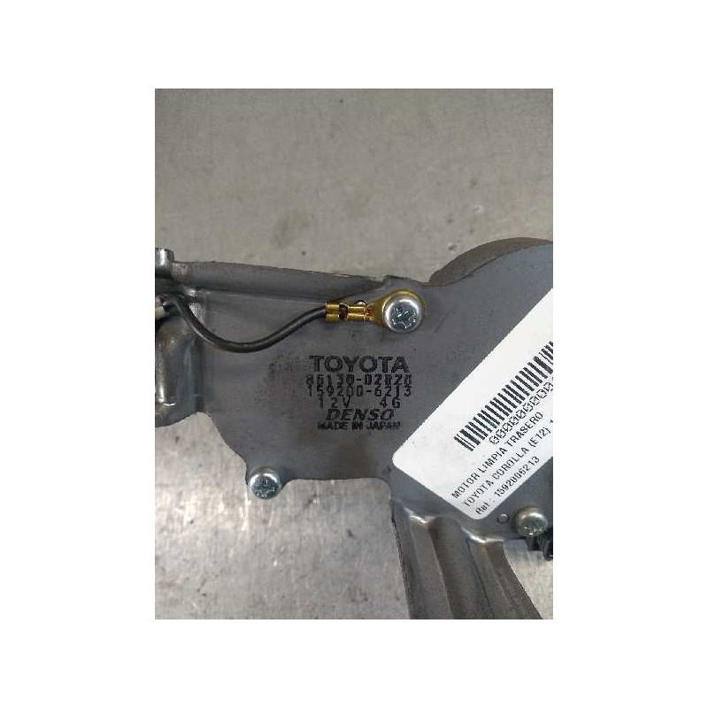 Recambio de motor limpia trasero para toyota corolla (e12) 1.4 turbodiesel cat referencia OEM IAM 1592006213 85130020020 