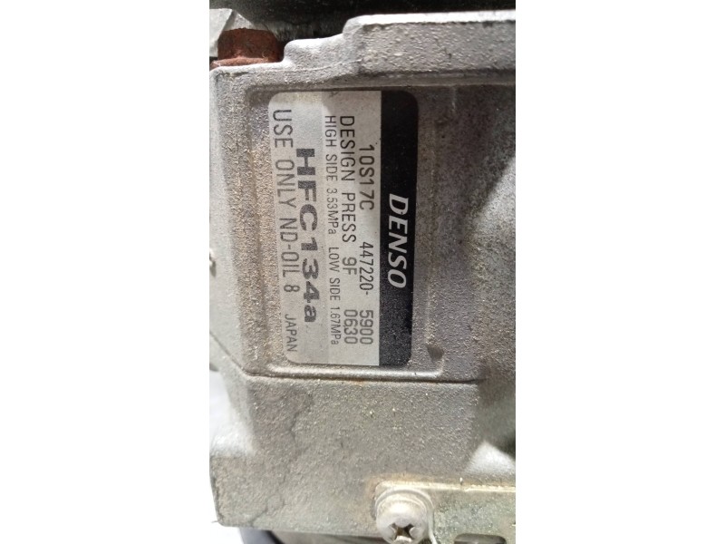 Recambio de compresor aire acondicionado para honda accord berlina (cl/cn) 2.2 ctdi referencia OEM IAM 4472205900 10S17C 