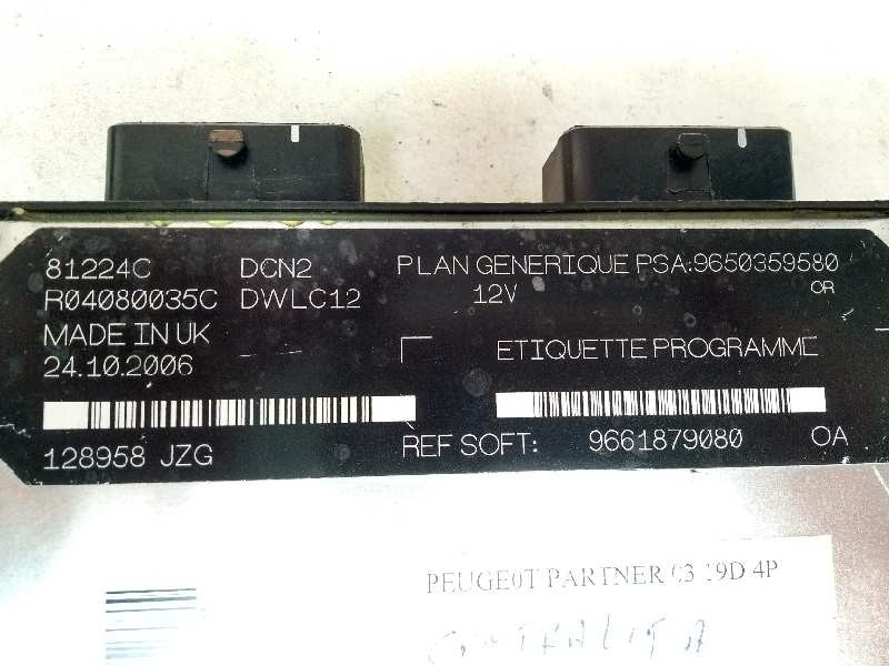 Recambio de centralita motor uce para peugeot partner (s2) referencia OEM IAM R04080035C 9650359580 9661879080 81224C