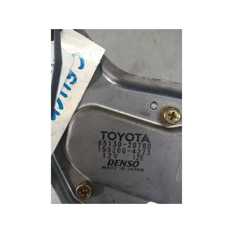 Recambio de motor limpia trasero para toyota celica (t23) 1.8 16v cat referencia OEM IAM 1592004273 8513020780 