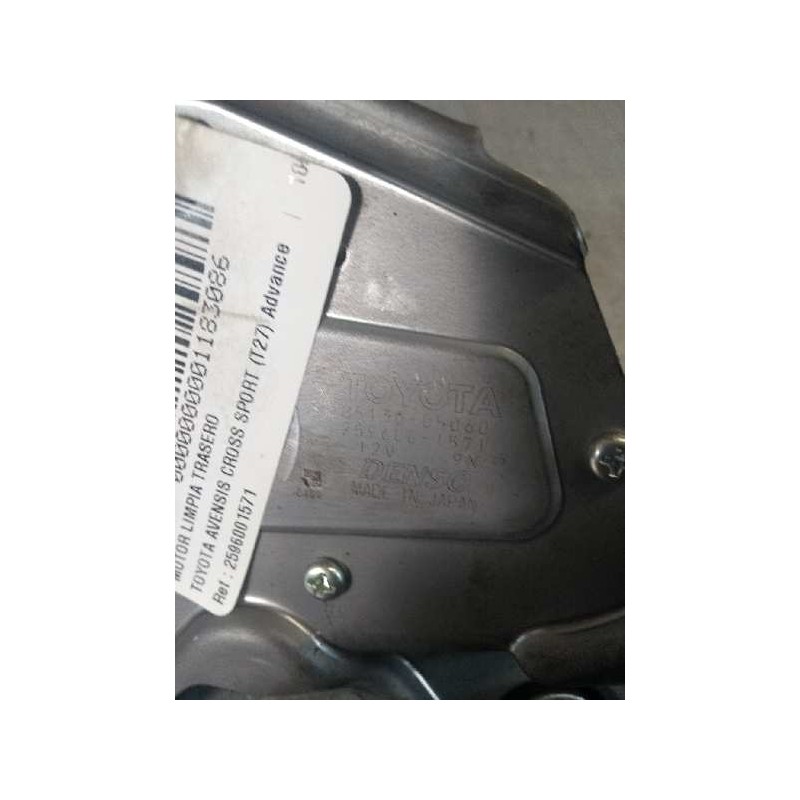 Recambio de motor limpia trasero para toyota avensis cross sport (t27) advance referencia OEM IAM 2596001571 8513005060 