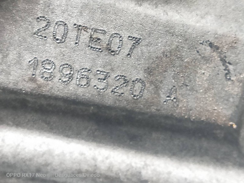 Recambio de caja cambios para peugeot 406 berlina (s1/s2) 1.8 cat referencia OEM IAM 20TE07 1896320A 