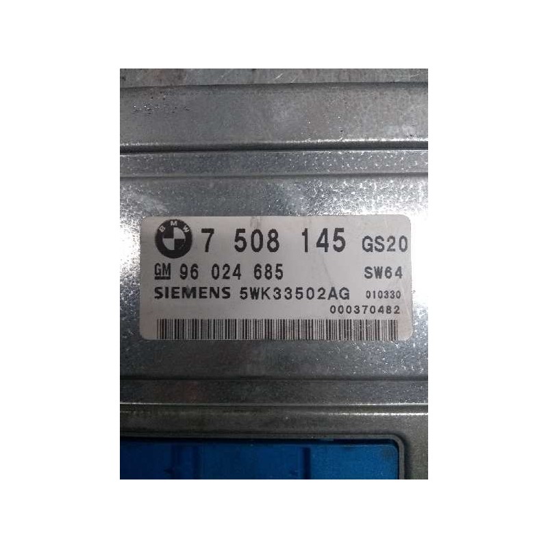 Recambio de centralita cambio automatico para bmw serie 3 touring (e46) 3.0 24v turbodiesel cat referencia OEM IAM 5WK33502AG 96