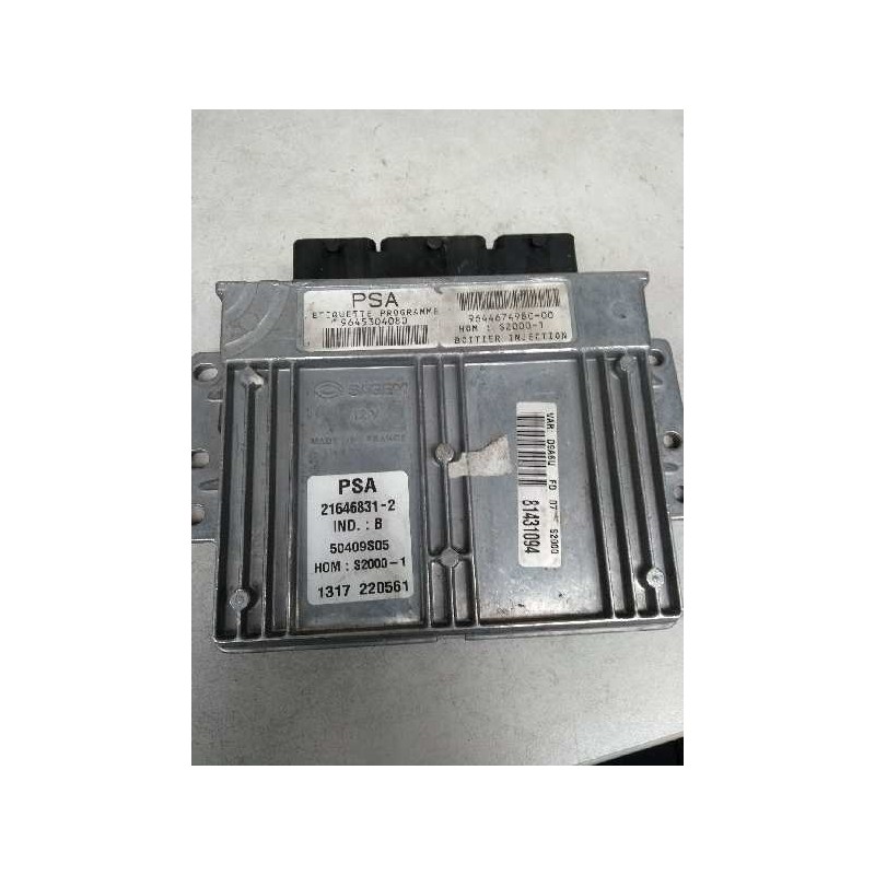 Recambio de centralita motor uce para peugeot 406 berlina (s1/s2) 1.8 16v cat referencia OEM IAM 9645304080 9644674980 216468312