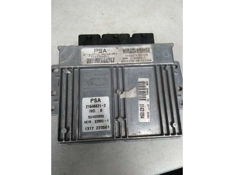 Recambio de centralita motor uce para peugeot 406 berlina (s1/s2) 1.8 16v cat referencia OEM IAM 9645304080 9644674980 216468312