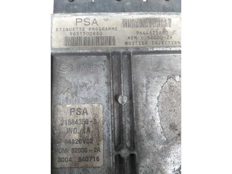 Recambio de centralita motor uce para peugeot 206 berlina x-line refri referencia OEM IAM 9651500880 9644625680 215843508 S20002 Recambio de centralita motor uce para peugeot 206 berlina x-line refri referencia OEM IAM 9651500880 9644625680 215843508 S20002