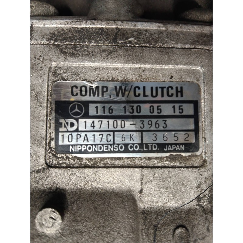 Recambio de compresor aire acondicionado para mercedes clase e (w124) berlina e 300 (124.030) referencia OEM IAM 1471003963 1161