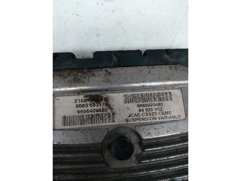 Recambio de centralita suspension para peugeot 607 (s2) marfil pack referencia OEM IAM 9656409680 9650920480 215849956B JCAE