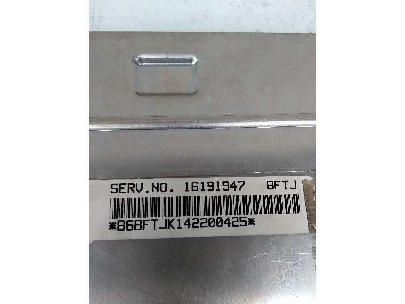 Recambio de centralita motor uce para opel pontiac trans sport 2.3 16v cat referencia OEM IAM 16191947 BFTJ 