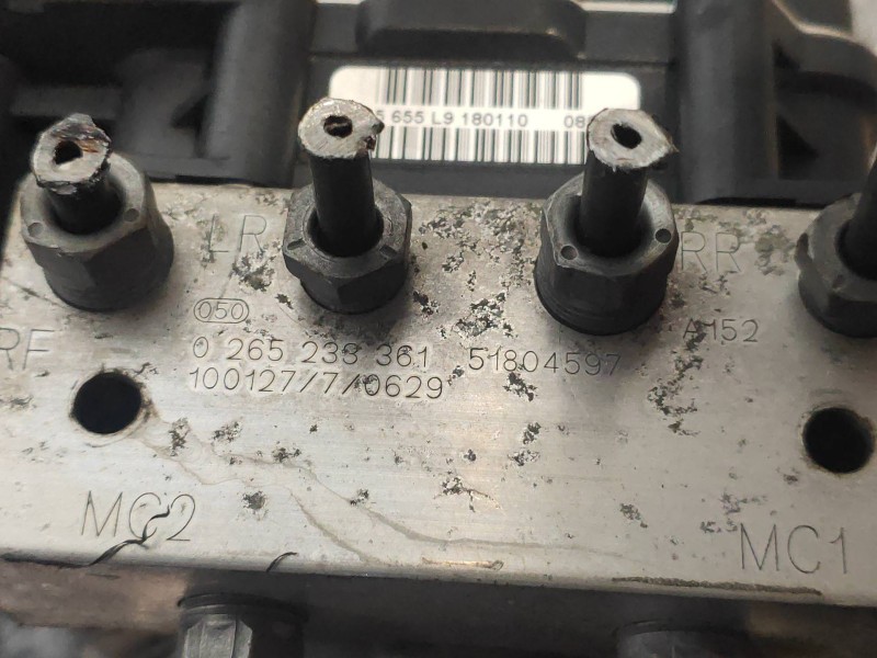 Recambio de abs para fiat ducato caja cerrada 35 (06.2006 =>) l1h1 160 multijet power referencia OEM IAM 0265233361 51804597 005