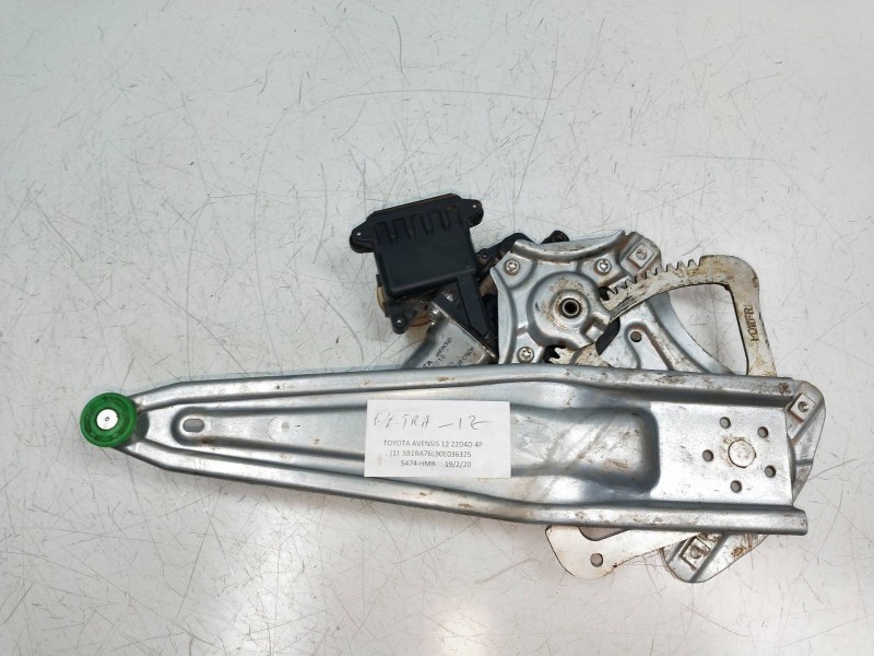 Recambio de elevalunas trasero izquierdo para toyota avensis (t27) premium referencia OEM IAM 8570102010 96191920101 6984005131 