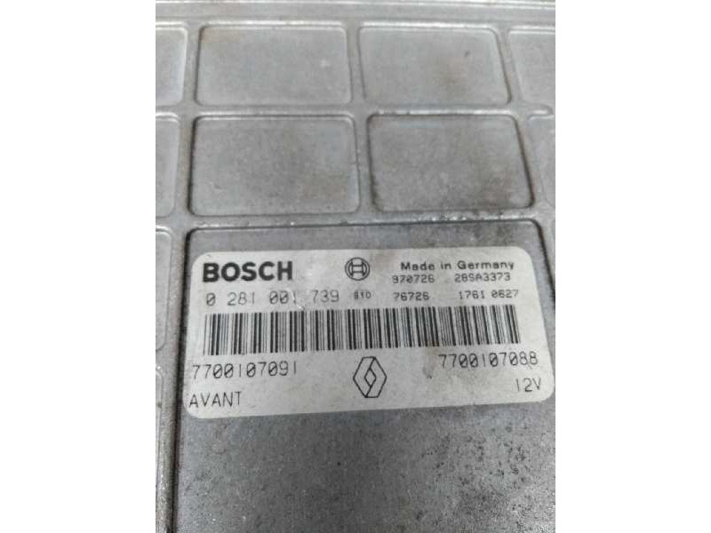 Recambio de centralita motor uce para renault megane i berlina hatchback (ba0) 1.9 dti diesel cat referencia OEM IAM 0281001739  Recambio de centralita motor uce para renault megane i berlina hatchback (ba0) 1.9 dti diesel cat referencia OEM IAM 0281001739