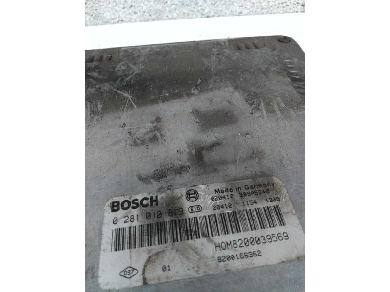 Recambio de centralita motor uce para renault scenic rx4 (ja0) 1.9 dci diesel cat referencia OEM IAM 0281010819 HOM8200039569 82