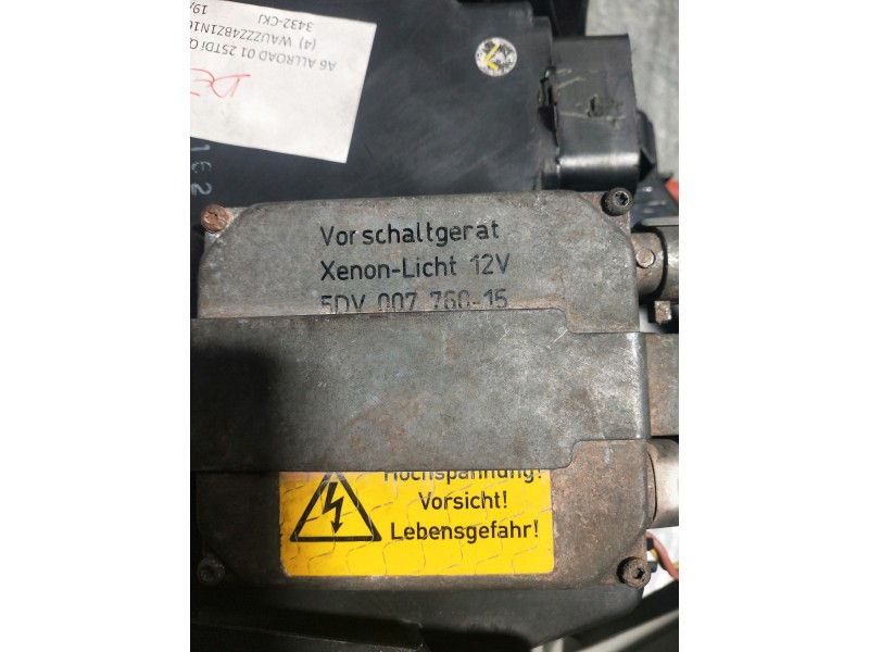 Recambio de faro derecho para audi allroad quattro (4b5) 2.5 tdi (132kw) referencia OEM IAM  5DV00776015 