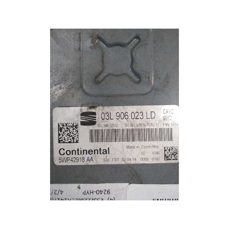 Recambio de centralita motor uce para seat ibiza sc (6j1) fr referencia OEM IAM 5WP42918AA 03L906023LD 03L9060123Q SIMOSPCR21