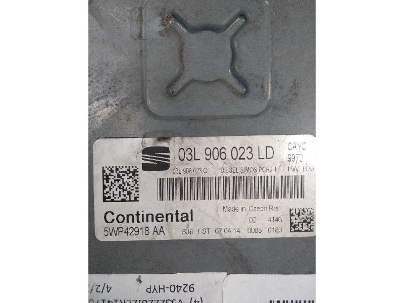 Recambio de centralita motor uce para seat ibiza sc (6j1) fr referencia OEM IAM 5WP42918AA 03L906023LD 03L9060123Q SIMOSPCR21