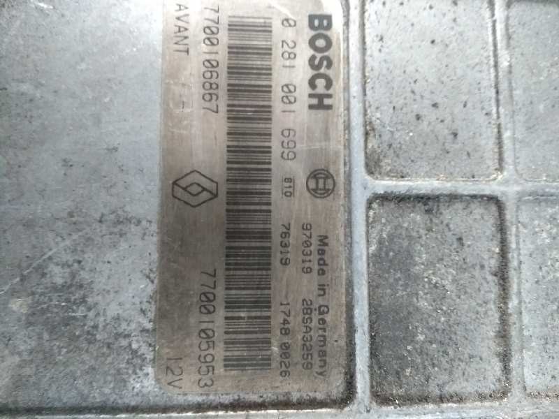 Recambio de centralita motor uce para renault scenic (ja..) 1.9 dti diesel cat referencia OEM IAM 0281001699 7700106867 77001059