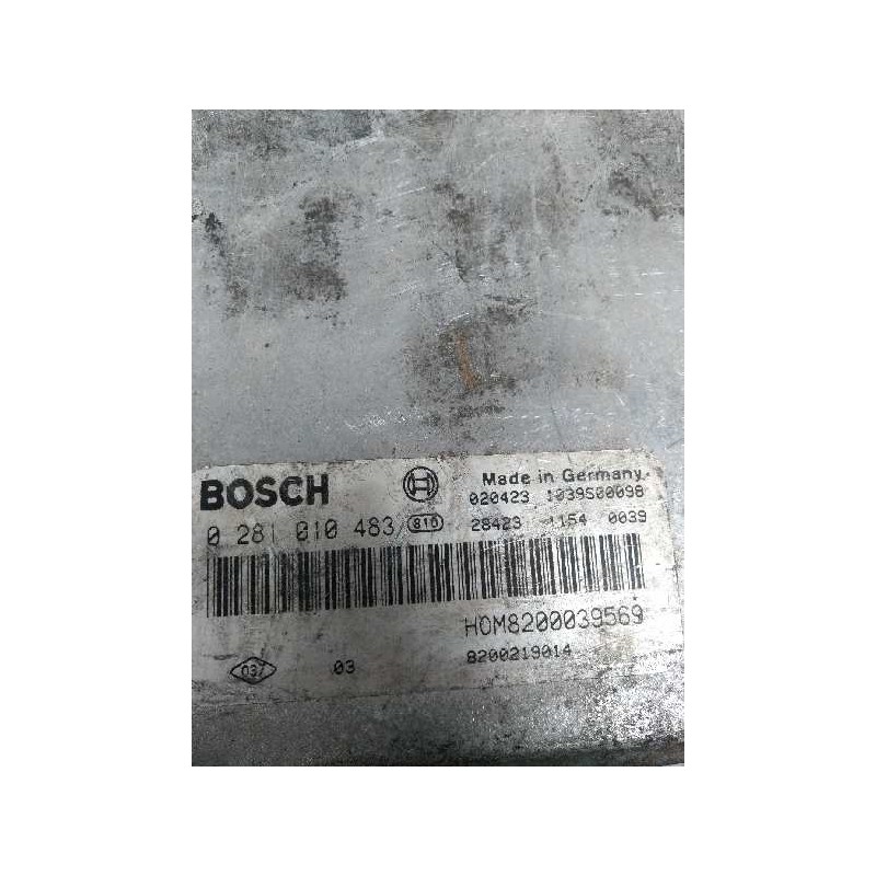 Recambio de centralita motor uce para renault scenic rx4 (ja0) 1.9 dci diesel cat referencia OEM IAM 0281010483 HOM8200039569 82