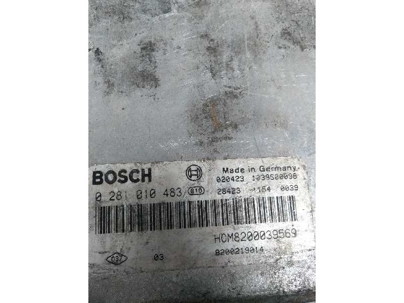 Recambio de centralita motor uce para renault scenic rx4 (ja0) 1.9 dci diesel cat referencia OEM IAM 0281010483 HOM8200039569 82