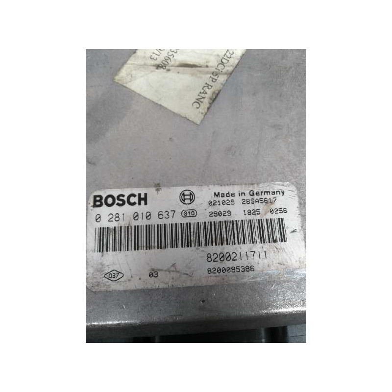 Recambio de centralita motor uce para renault laguna ii grandtour (kg0) 2.2 dci turbodiesel referencia OEM IAM 0281010637 820021