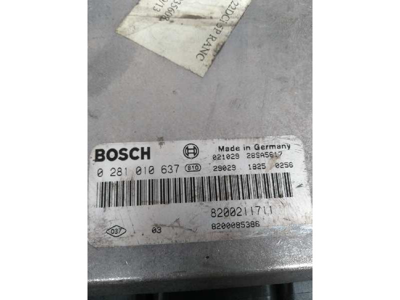 Recambio de centralita motor uce para renault laguna ii grandtour (kg0) 2.2 dci turbodiesel referencia OEM IAM 0281010637 820021