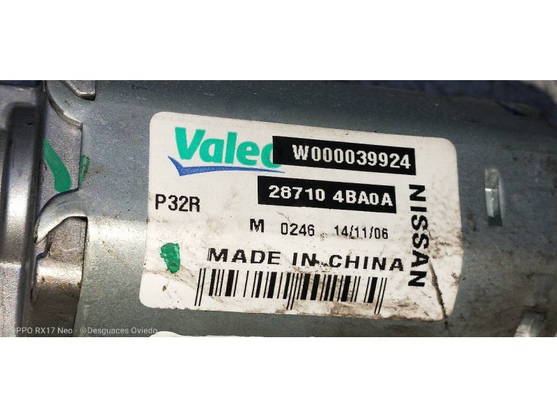 Recambio de motor limpia trasero para nissan x-trail (t32) acenta referencia OEM IAM W000039924 287104BA0A 