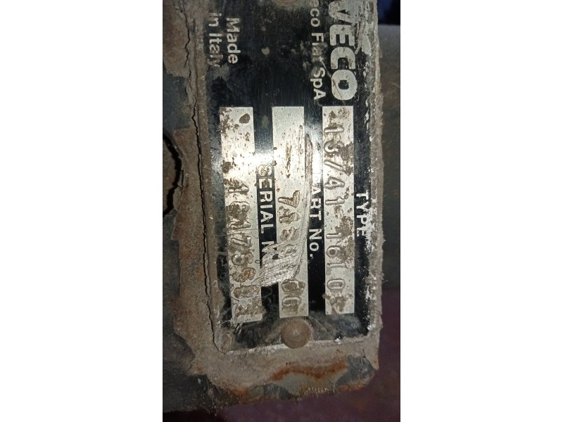 Recambio de puente trasero para iveco daily caja cerrada (2006 =>) caja cerrada 35c... batalla 3000 referencia OEM IAM   